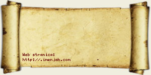 Isak Samardžić vizit kartica